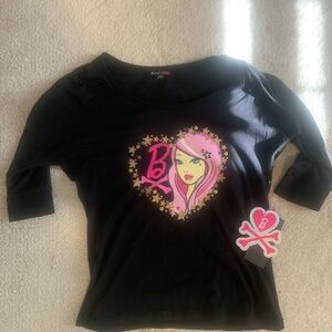 2011 BARBIE X TOKIDOKI COLLABORATION Half Sleeve Shirt NWT